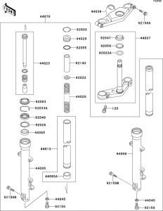  Передняя вилка