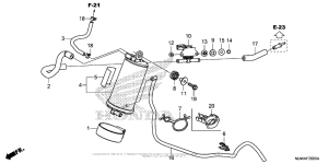 CBR500R (ABS) Канистра осушителя
