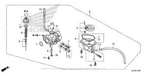 CRF50F Карбюратор