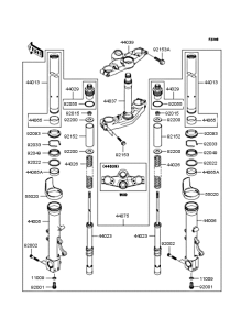 ZX1200 Передняя вилка