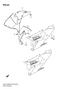 GSX-R1000 Side cowling