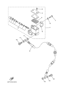 XG250 Главный тормозной цилиндр