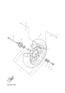 CW50L Переднее колесо