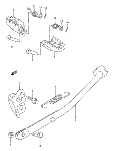 RMX250 Stand - footrest
