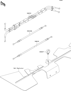 ZX1400 Тросы управления