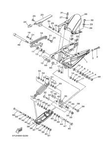 MT01 Rear arm & suspension