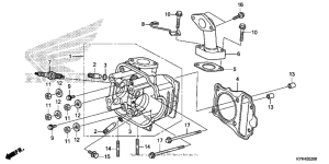CRF110F Головка цилиндров