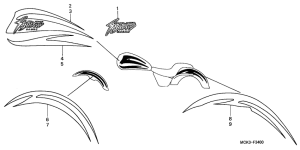 VT1100C2 Stripe / mark