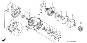 XL185 Насос масляный  / фильтр масляный