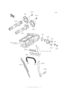 EX300 Распред вал