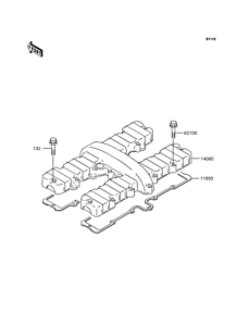 ZR400 Крышка головки цилиндров