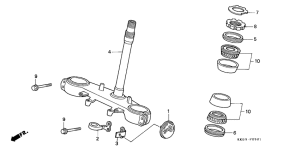 XR200R Траверса нижняя