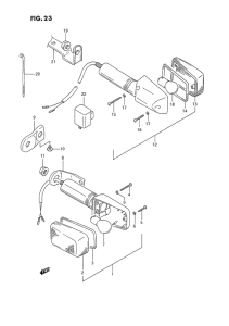 DR350 Поворотники