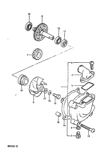 RM125 Водяная помпа