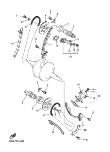 XVS250 カムシヤフト & チエーン