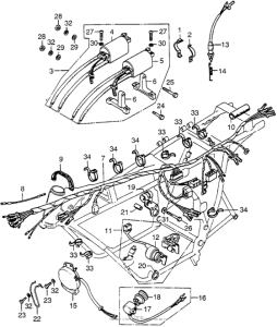 CB750 Wire harness + ignition coil