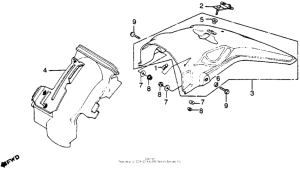 XR250 Задний бампер