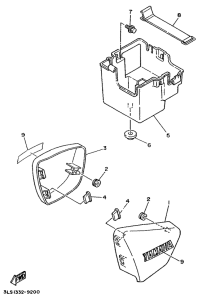 XV250 Боковые обтекатели