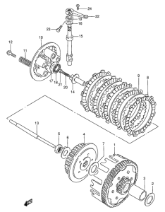 GN125 Бендикс