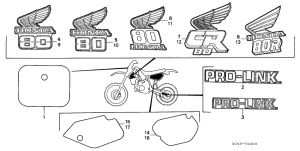 CR80R Label read the manual