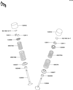 ZX900 Клапана