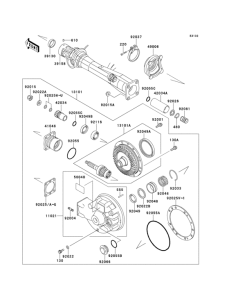 ZG1000 Drive shaft / final gear(1 / 2)