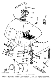 IT175K Топливный бак