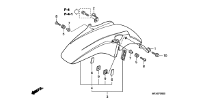 CBF1000 Переднее крыло