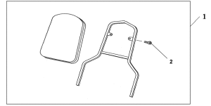 VTX1300S Ch bkrst with pad