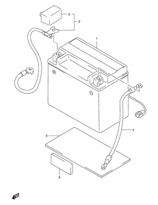XF650 Аккумулятор
