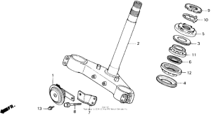 VFR700F Траверса нижняя