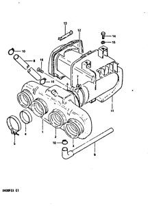 GSX400 Воздухоочиститель