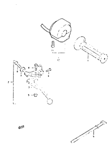 GSX400 Left handle switch