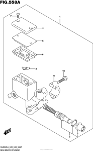 AN400 (ABS) Задний торм цилиндр