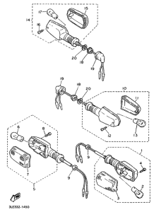 FZR1000 Поворотники