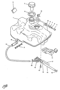 CW50RSX Топливный бак