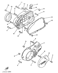 RD50 Крышка картера двигателя