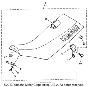 YZ125W Сиденье