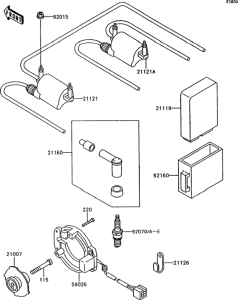 Z750 Система зажигания