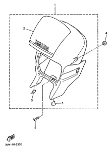 XT600KH (33KW) Motorverkleindung 1