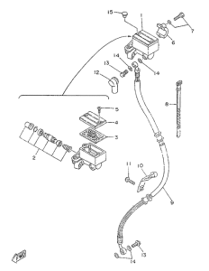 TZR50 Bomba de freno delantera