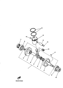 TDR80 ｸﾗﾝｸｼﾔﾌﾄ. ﾋﾟｽﾄﾝ