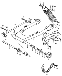 SP370 Маятник задний