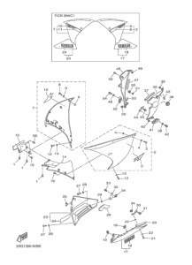 YZF-R1 Обтекатель 2