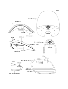 VN1600 Наклейки