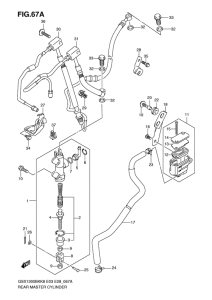 GSX1300BK Задний тормозной цилиндр
