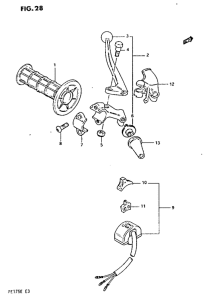 PE175 Left handle switch