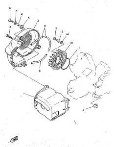 YN50 Air shroud. fan