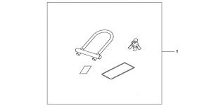 VTR1000SP Honda u-lock