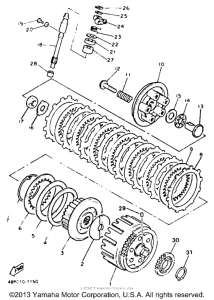 XJ600SDC Сцепление